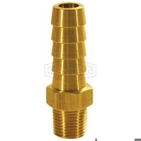 Dixon Hose Barb, 3/4 x 5/8 in, MNPT x Hose Barb, Brass, Domestic 1021012C